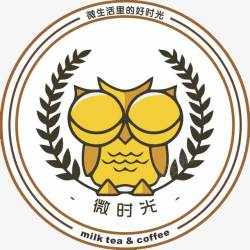 微时光奶茶logo图标图标