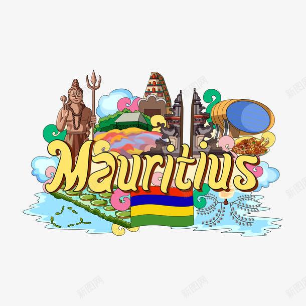 毛里求斯建筑文化旅游宣传矢量图eps免抠素材_88icon https://88icon.com 出游季 十一黄金周 国庆旅游 地标建筑 文化 旅游 毛里求斯 都市 金秋旅游节 矢量图