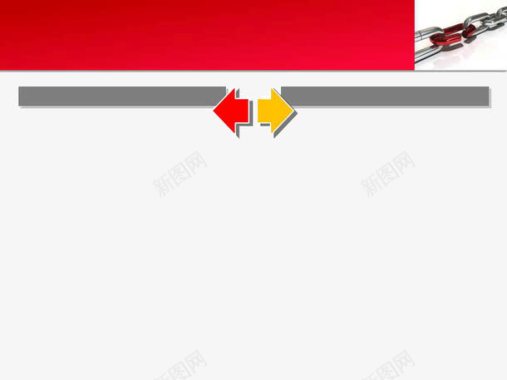 照片PPT模板红色锁链系列PPT背景图标图标