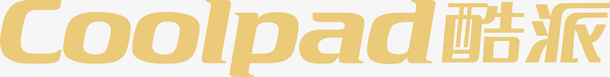 金色艺术字体酷派创意logo矢量图图标图标