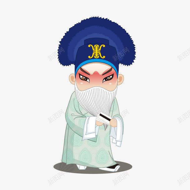 卡通京剧人物矢量图ai免抠素材_88icon https://88icon.com 京剧脸谱 卡通 戏曲 戏曲人物 艺人 青衣 矢量图