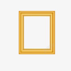 欧式风情框架素材金色经典欧式油画框高清图片
