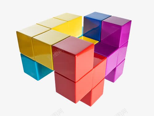 彩几何俄罗斯方块png免抠素材_88icon https://88icon.com 俄罗斯方块 几何 彩色 手绘 方块