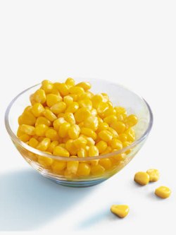 金黄米粒美味的玉米粒高清图片