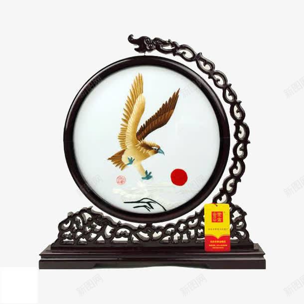 湘绣png免抠素材_88icon https://88icon.com 复古 文化遗产 湘绣 雄鹰