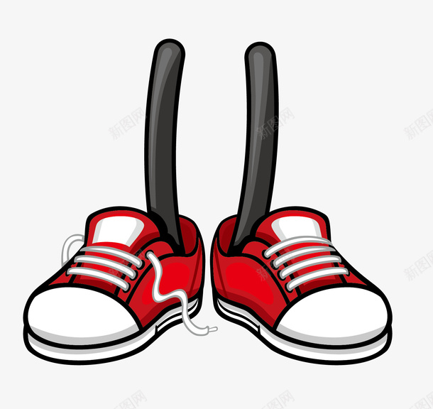 穿红色帆布鞋的脚png免抠素材_88icon https://88icon.com 动物 卡通 学生鞋 帆布鞋 红色鞋子 脚 鞋带