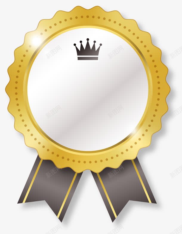 金色皇冠勋章png免抠素材_88icon https://88icon.com 勋章样机 皇冠图案 胸针 荣耀徽章 金色徽章 金色标志 闪耀勋章