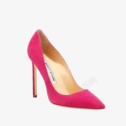 Blahnik玫红品牌女鞋高跟鞋马诺洛高清图片