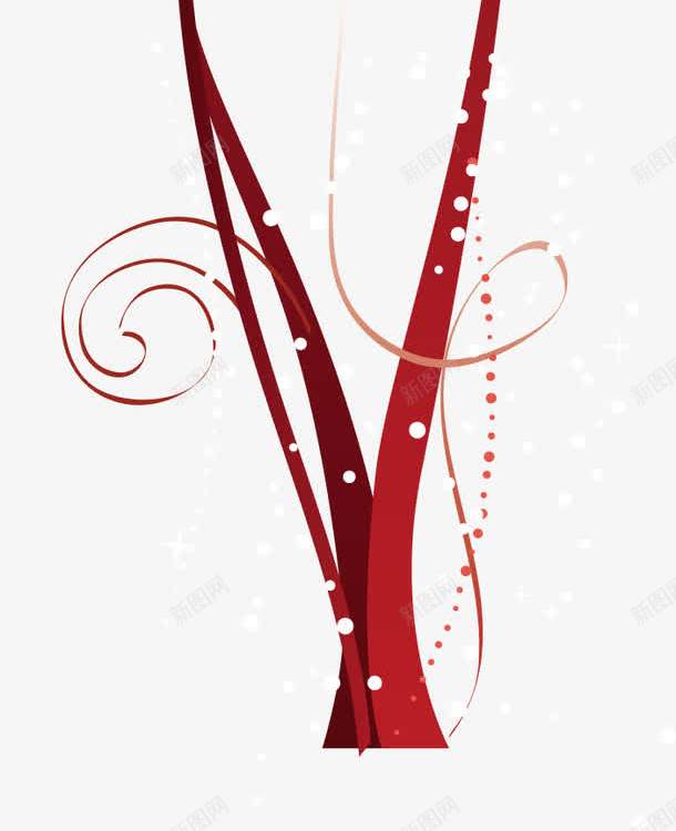 古风红色线条白色圆点装饰png免抠素材_88icon https://88icon.com 古风 圆点 白色 红色 线条 装饰