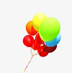 彩色气球装饰节日素材