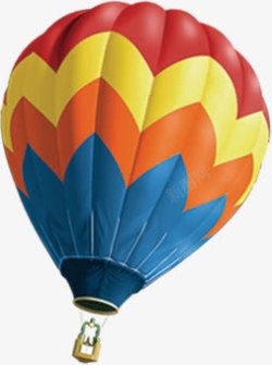 摄影飘在空中多彩热气球素材
