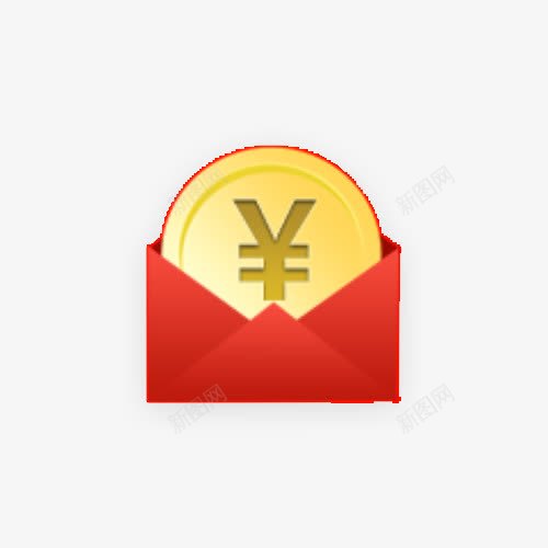 红包金币红色装饰海报png免抠素材_88icon https://88icon.com 海报 红包 红色 装饰 金币