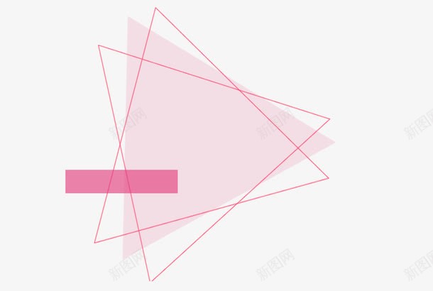 三角形png免抠素材_88icon https://88icon.com 三角形 框 红色 线条