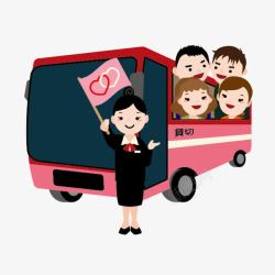 旅游旅行社旅游大巴高清图片