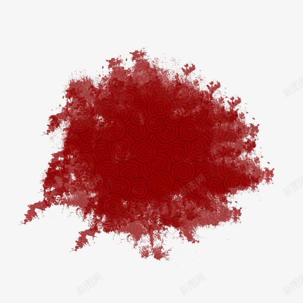 红色水墨纹理png免抠素材_88icon https://88icon.com 传统 光泽 毛边 渐变 红色 纹理 质感