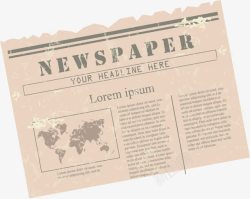 古老的报纸素材