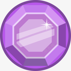 紫色宝石矢量图素材