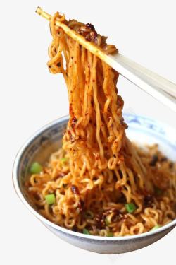 香辣方便面面条高清图片