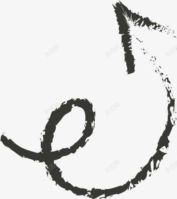 手绘弯曲的箭头图png免抠素材_88icon https://88icon.com 弯曲 弯曲线条 手绘箭头 曲线 波动 波动曲线 矢量箭头 箭头 线条 线条图