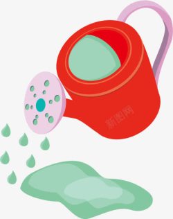洒水壶抽象设计洒水壶浇水高清图片
