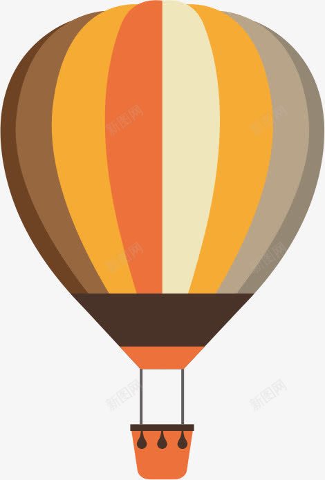 彩色条纹气球卡通热气球png免抠素材_88icon https://88icon.com 卡通 彩色 条纹 气球 热气球