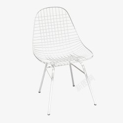 北欧风极简金属椅子高清图片