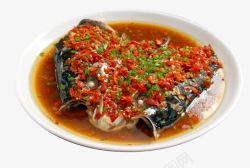 热菜剁椒鱼头高清图片