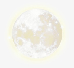 中秋一轮明月月亮高清图片