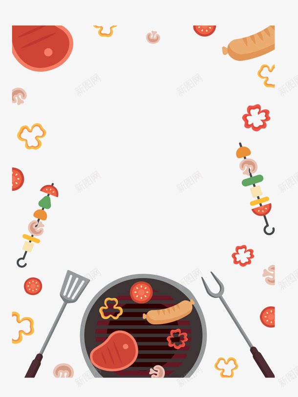 铁锅新疆美食烤肉矢量图ai免抠素材_88icon https://88icon.com 中国新疆 大锅 新疆民族特色 新疆烤肉 新疆烤肉串 新疆美食烤肉 特色烤肉 特色美食 矢量图 背景