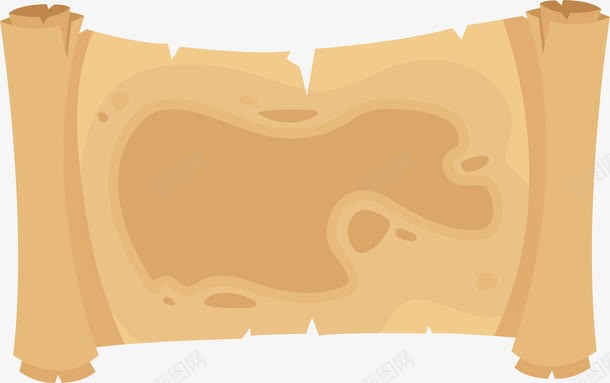 破旧卷轴地图模板png免抠素材_88icon https://88icon.com 地图模板 旧地图 破旧感 破旧的地图 藏宝图模板 藏宝图纸张
