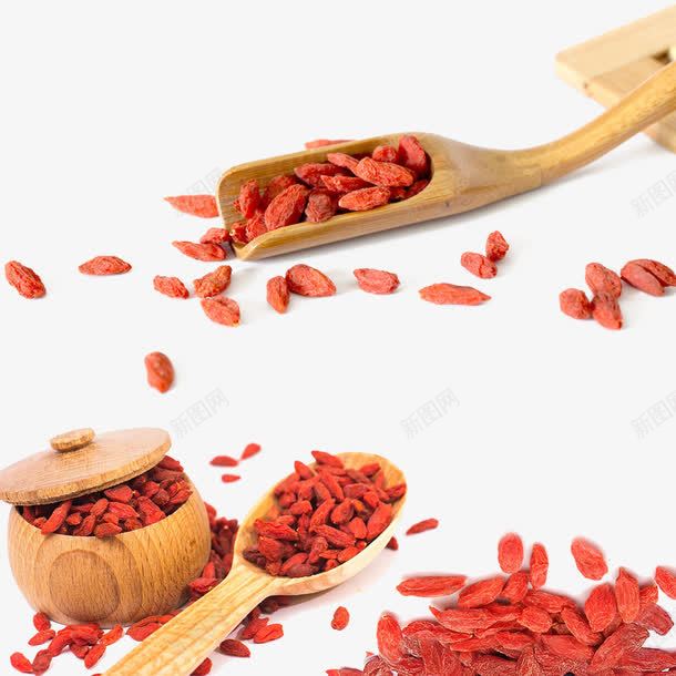 实物木质罐装枸杞包装装饰png免抠素材_88icon https://88icon.com 养生珍品 宁夏特产 木质罐 枸杞包装 枸杞宣传装饰 鲜红枸杞