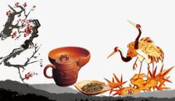 中华茶艺素材中国茶道文化背景高清图片