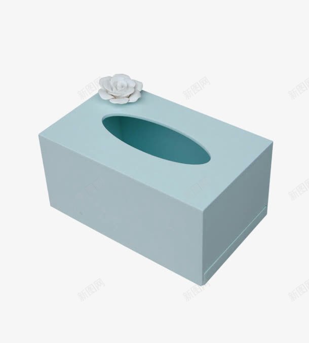 浅蓝色玫瑰花纸巾盒png免抠素材_88icon https://88icon.com 产品实物 卫生纸盒 塑料盒子 家居 抽纸盒 方盒子 日用 玫瑰花 盒子 纸巾样机 纸巾盒 蓝色 餐巾纸盒