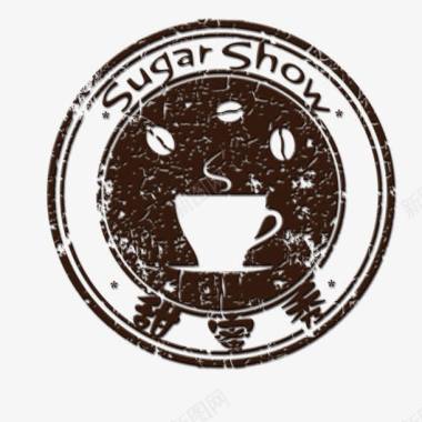 洒落的咖啡牛奶咖啡咖啡厅logo图标图标