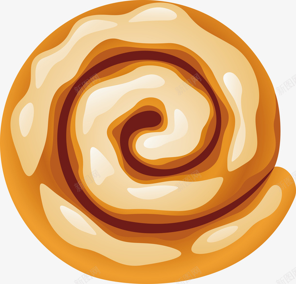 奶油蛋糕卷矢量图ai免抠素材_88icon https://88icon.com 奶油 欧式甜品 生活百科 美食 蛋糕卷 西点 零食 食物 矢量图