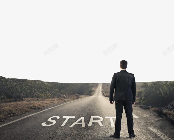 奔走的男人png免抠素材_88icon https://88icon.com 商务成功人 手绘 背影 西装 马路