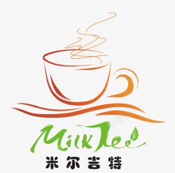 夏日饮料广告奶茶logo图标高清图片
