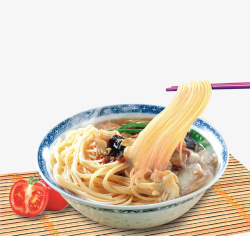 碗筷中华美食面条高清图片