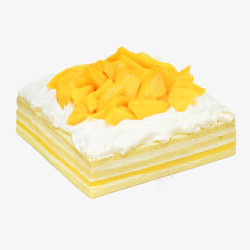 悬浮精美食物奶油千层蛋糕色彩高清图片
