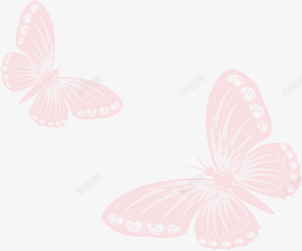 粉色蝴蝶花纹矢量图ai免抠素材_88icon https://88icon.com AI 卡通 底纹 手绘 矢量图 粉色 纹蝴蝶 线条 花纹 蝴蝶