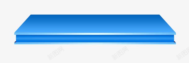 底座psd免抠素材_88icon https://88icon.com 底座 方形 蓝色矩形