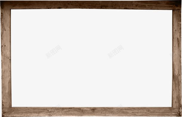 棕色漂亮木框png免抠素材_88icon https://88icon.com 方框 木框 棕色木框 漂亮木框