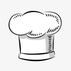 一顶一顶专业的厨师帽高清图片