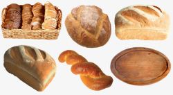 全麦面包各式面包高清图片