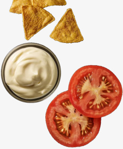 西餐文化番茄黄油营养切片高清图片