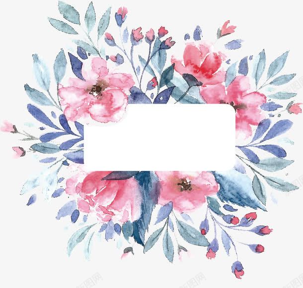 鲜花相框png免抠素材_88icon https://88icon.com 彩色花朵 春天 春天花朵 春天花藤 浪漫春天 相框 鲜花