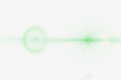 绿色光线绿色光线光晕圈效果元素高清图片