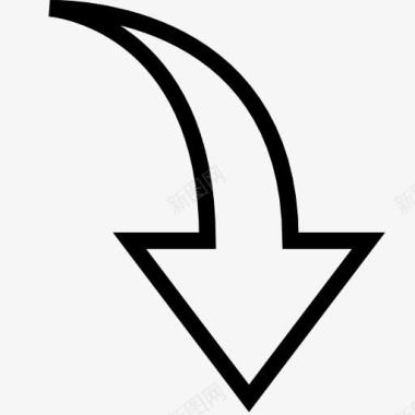icon下降箭头标识icon图标图标