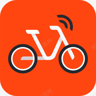 手机Up直社交logo应用手机摩拜单车APP图标图标