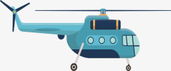 直升飞机彩色卡通直升飞机矢量图高清图片